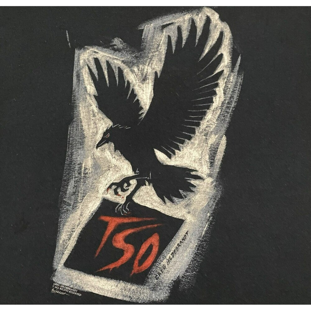 2015 TSO Trans-Siberian Orchestra Concert Tour Shirt Adult Size Large Black